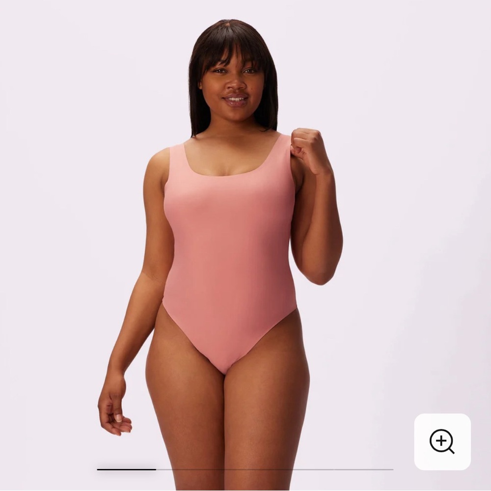 NWOT Parade Pink Seamless Thong Tank Bodysuit